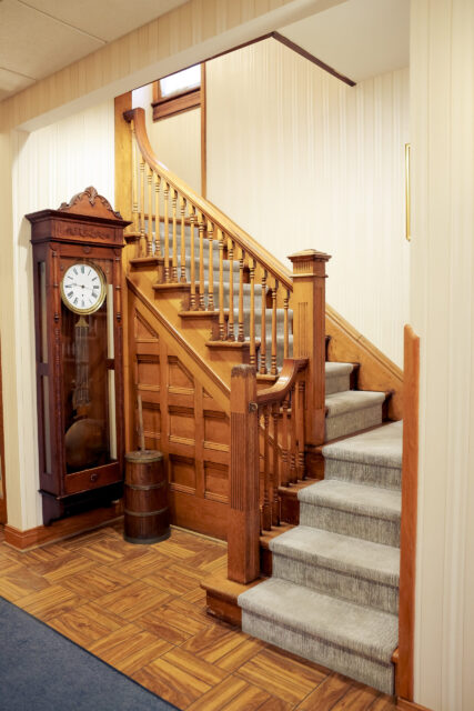 Chapel interior at Carlisle-Branson funeral home Mooresville IN