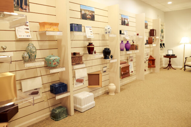Interior view of Carlisle-Branson funeral home facility Mooresville IN