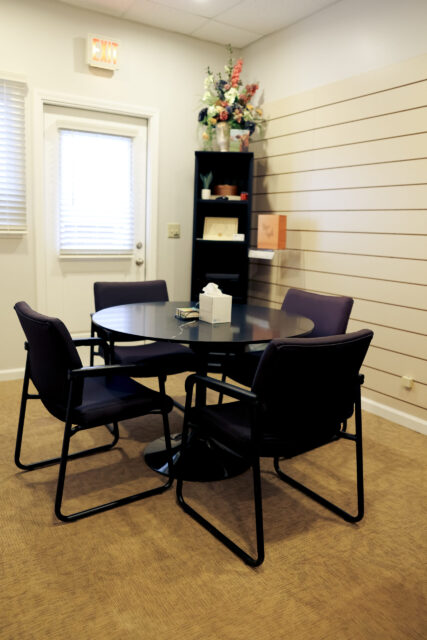 Interior view of Carlisle-Branson funeral home facility Mooresville IN