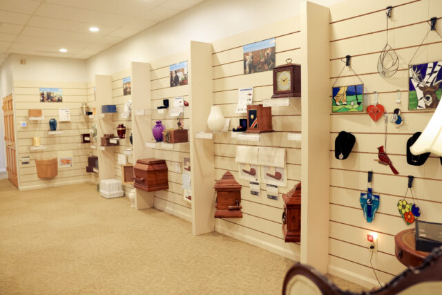 Interior view of Carlisle-Branson funeral home facility Mooresville IN