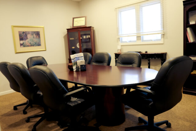 Interior view of Carlisle-Branson funeral home facility Mooresville IN
