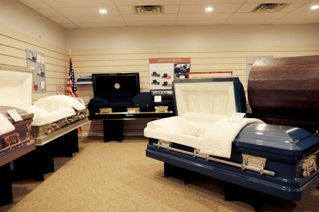 Interior view of Carlisle-Branson funeral home facility Mooresville IN